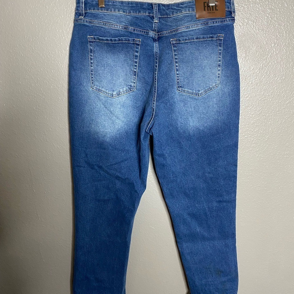 Frye Women's Straight Leg Blue Jeans